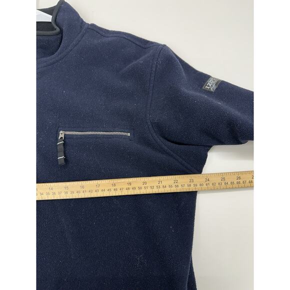 Izod Preform X Mens Sweatshirt Size Large Blue Fleece Pullover 1/4 Zip - Picture 9 of 12